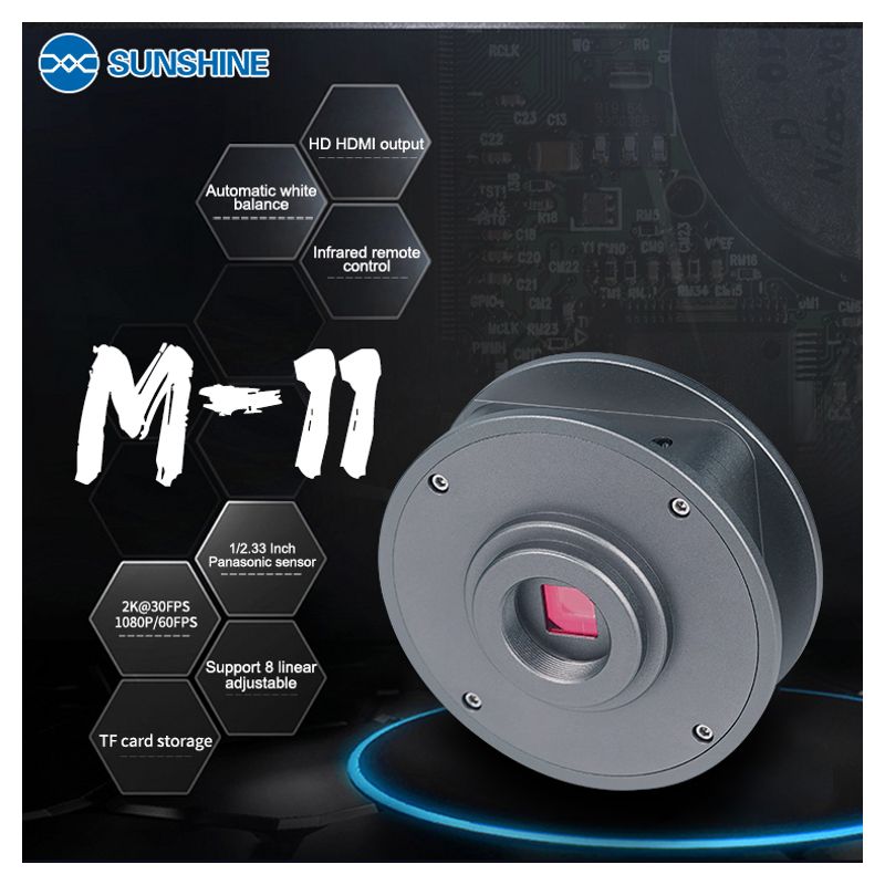 HD Kamera za mikroskop Sunshine M-11 HDMI 2K@30FPS 1080P@60FPS