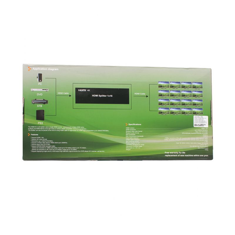 HDMI Spliter 16 porta JWD-H16