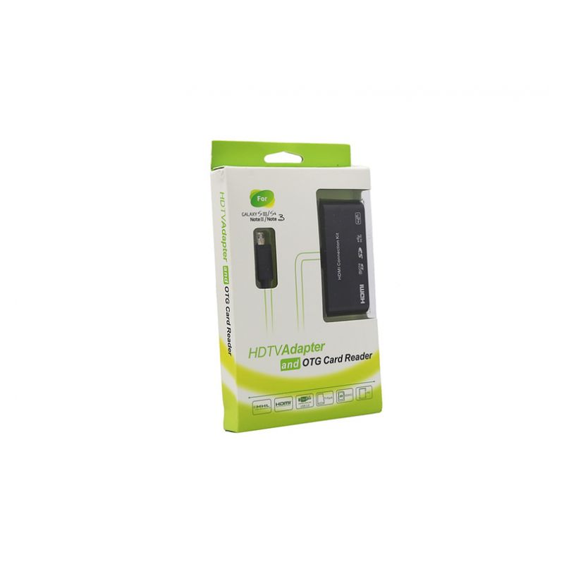 HDTV Adapter and OTG Card Reader for Galaxy S3/S4/Note2/Note3