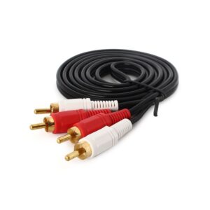 Kabl 2 RCA na 2 RCA bakarni JWD-VIDEO3 1.5m
