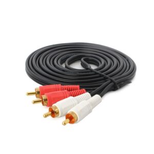 Kabl 2 RCA na 2 RCA bakarni JWD-VIDEO3 3m