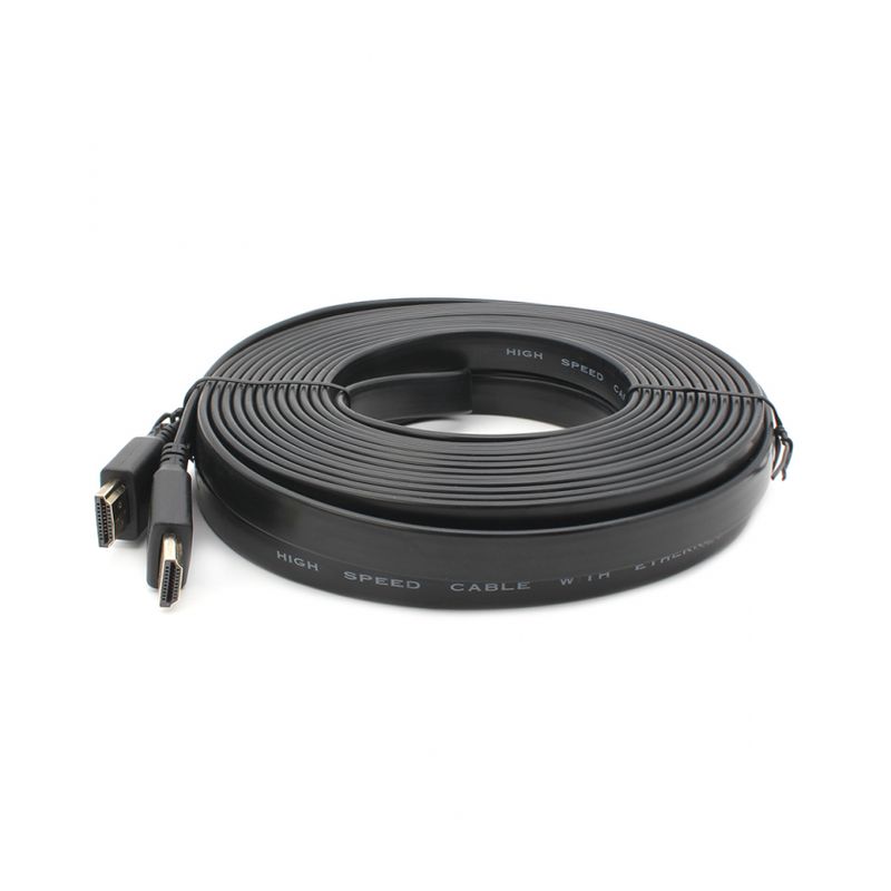 Kabl Flet HDMI na HDMI ccs 10m JWD-HDMI6 Kabl Flet HDMI na HDMI ccs 10m JWD-HDMI6 - Slika 1