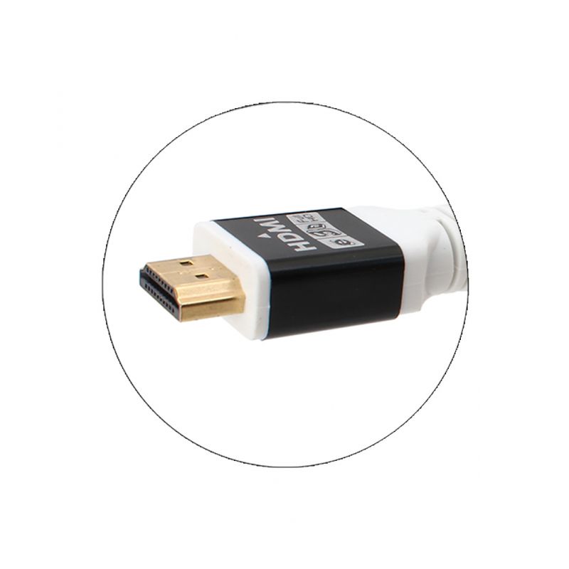 Kabl Flet HDMI na HDMI JWD-09 bakarni metalni konektor 1.2m