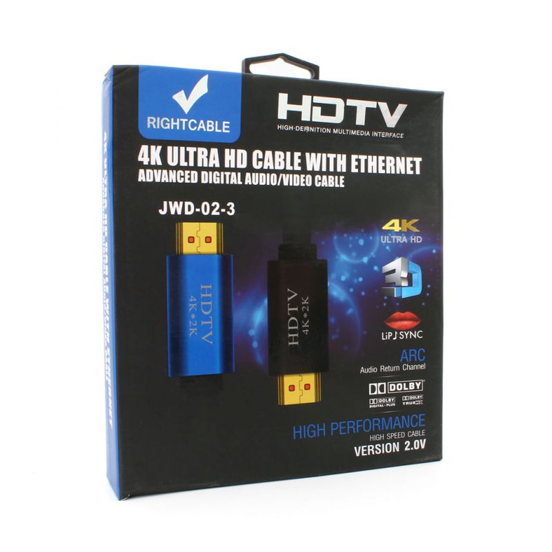 Kabl HDMI 4K 3m JWD-02