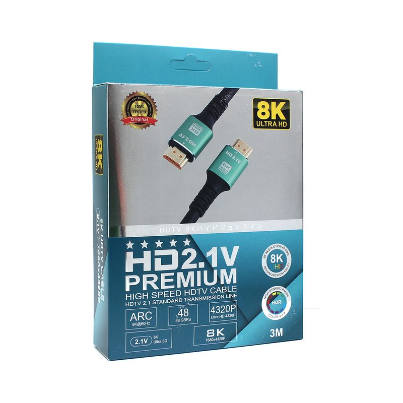 Kabl HDMI 8K 3m (HDMI 2.1ver)