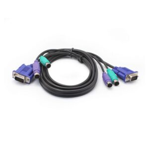 Kabl KVM switch 1.5m (PS/2x2+VGA)