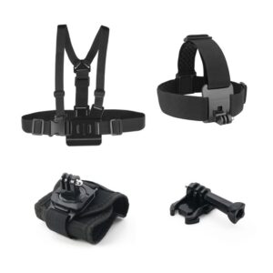 Kit X-3-2 za akcione kamere (chest strap, head strap, wrist strap, J-hook mount)