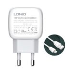 Kucni punjac LDNIO A2313Q PD + QC3.0 sa iPhone lightning kablom
