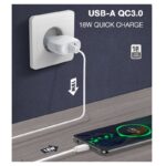 Kucni punjac LDNIO A2313Q PD + QC3.0 sa micro USB kablom - Slika 4