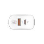 Kucni punjac LDNIO A2421C 22.5W PD + Fast Charger sa Type C kablom beli - Slika 2
