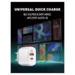 Kucni punjac LDNIO A2421C 22.5W PD + Fast Charger sa Type C kablom beli - Slika 5