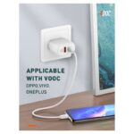 Kucni punjac LDNIO A2421C 22.5W PD + Fast Charger sa Type C na iPhone lightning kablom beli - Slika 9