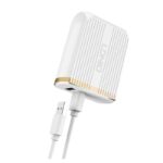 Kucni punjac LDNIO A2502Q Quick Charge 3.0 2xUSB 5V 2.4A sa micro USB kablom beli - Slika 3