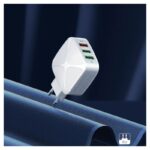 Kucni punjac LDNIO A3310Q 3xUSB + QC3.0 sa iPhone kablom - Slika 6