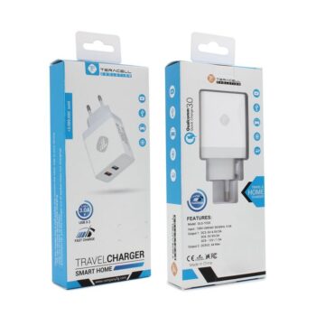 Kucni punjac Teracell Evolution TC-03 QC3.0 2.4A beli