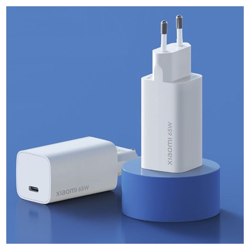Kucni punjac Xiaomi PD 65W sa Type C kablom beli