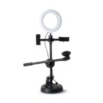 LED lampa 2x holder za mobilni + drzac za mikrofon