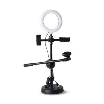 LED lampa 2x holder za mobilni + drzac za mikrofon