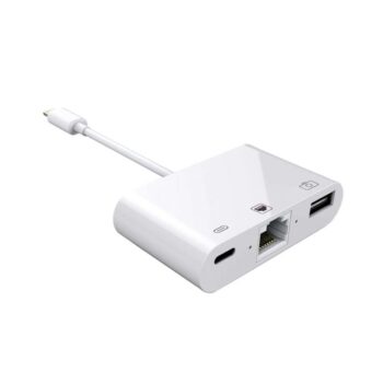 Lightning na Gb LAN 3u1 kamera adapter