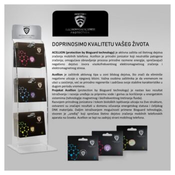 Magnetna zastita protiv zracenja Acellion ljubicasta