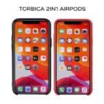 Maskica 2in1 airpods za iPhone 7 Plus/8 Plus crna - Slika 2