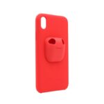 Maskica 2in1 airpods za iPhone XR crvena - Slika 5