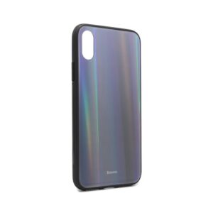 Maskica Baseus Laser Luster za iPhone X crna
