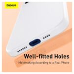 Maskica Baseus Liquid Silica za iPhone 12/12 Pro 6.1 crvena - Slika 3
