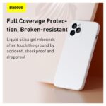 Maskica Baseus Liquid Silica za iPhone 12/12 Pro 6.1 crvena - Slika 4