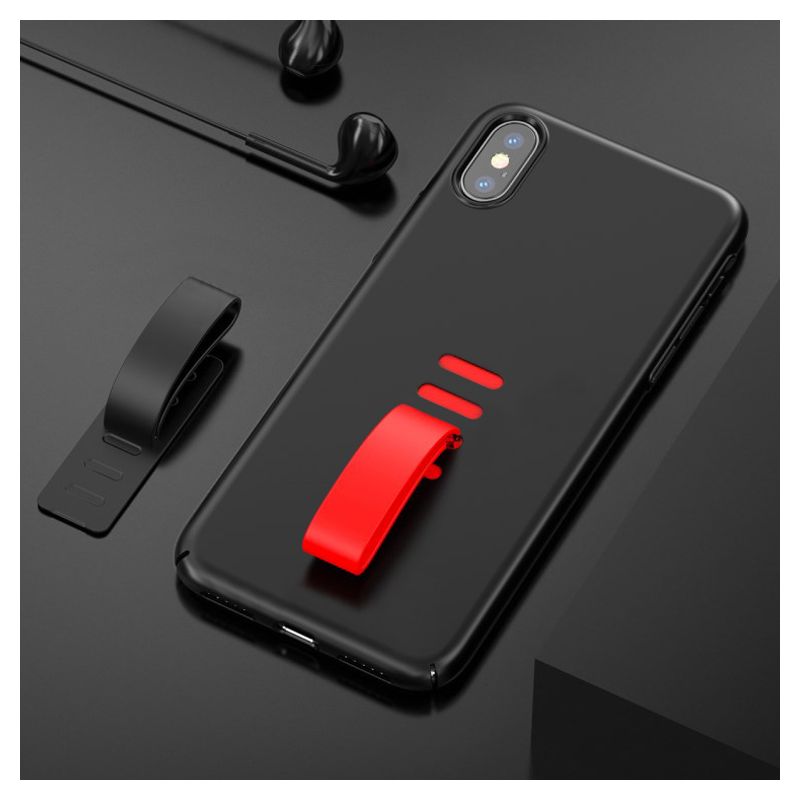 Maskica Baseus Little tail za iPhone X crno-crvena