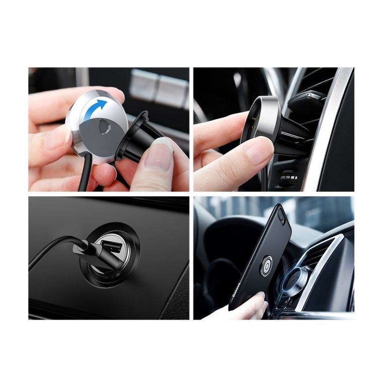 Maskica Baseus Magnetic Wireless Charging za iPhone 7 Plus/8 Plus crna