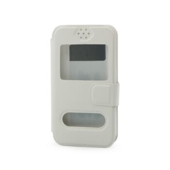 Maskica bi fold univerzalna za mobilni telefon 4.3-4.5" bela