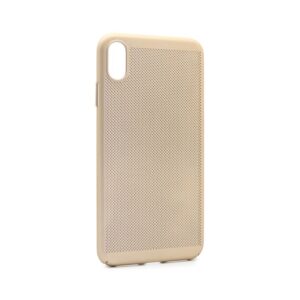 Maskica Breathe mat za iPhone XS Max zlatna