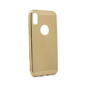 Maskica Breathe za iPhone X zlatna