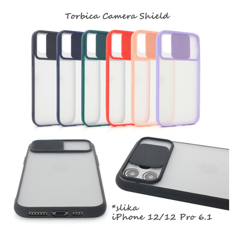 Maskica Camera Shield za iPhone 12/12 Pro 6.1 tamno plava