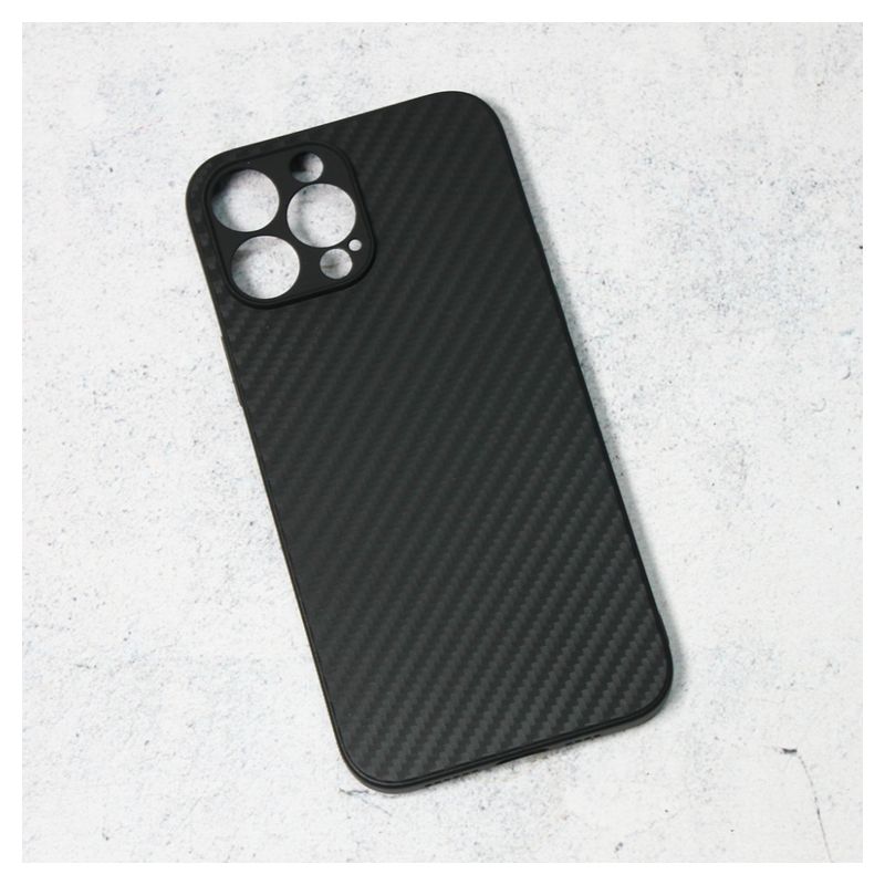 Maskica Carbon fiber za iPhone 13 Pro Max 6.7 crna Maskica Carbon fiber za iPhone 13 Pro Max 6.7 crna - Slika 1