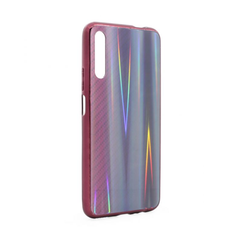 Maskica Carbon glass za Huawei Honor 9A ljubicasta