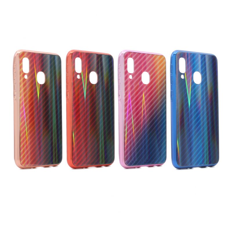 Maskica Carbon glass za Huawei Y5 2019/Honor 8S 2019/2020 narandzasta