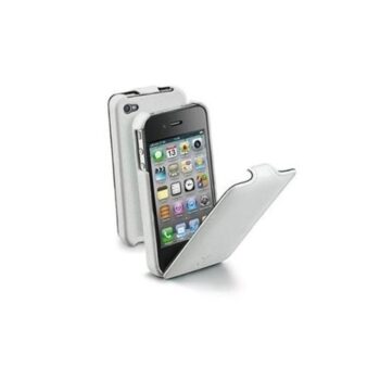 Maskica Cellular Line FLAP iPhone 4 bela