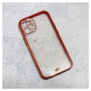 Maskica Cirkon Camera za iPhone 12 Mini 5.4 crvena