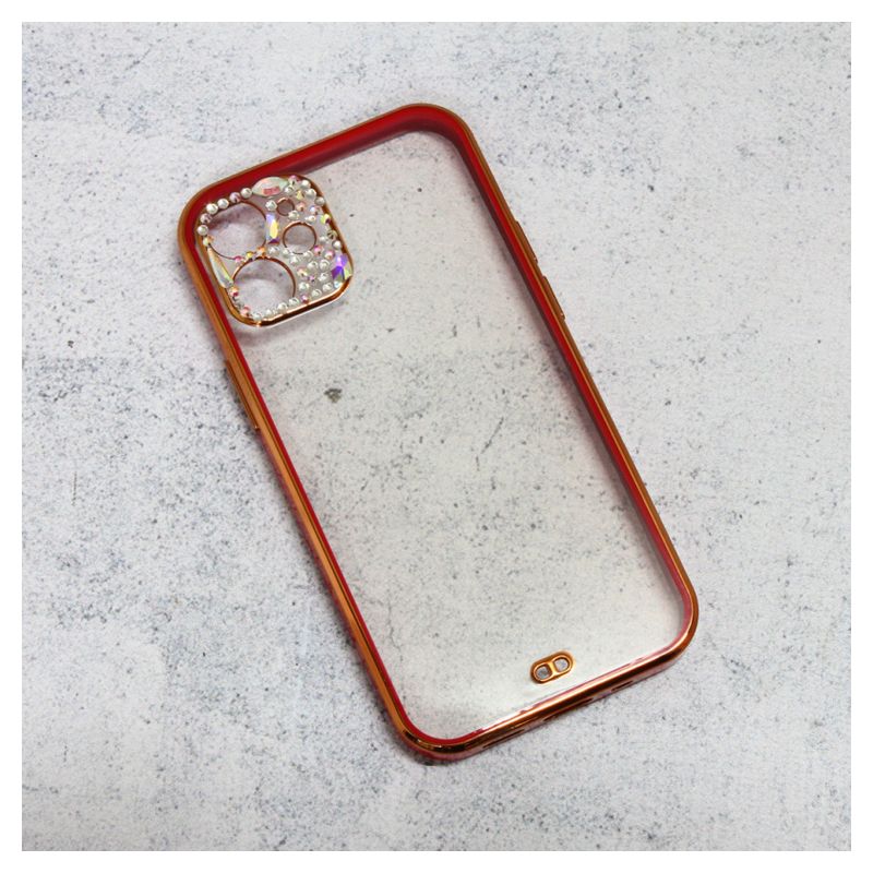 Maskica Cirkon Camera za iPhone 12 Mini 5.4 crvena