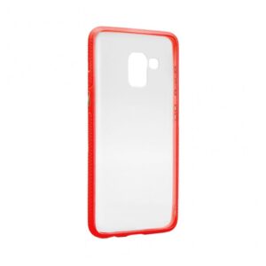 Maskica Clear Cover za Samsung A530F Galaxy A8 2018 crvena