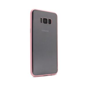 Maskica Clear Cover za Samsung G955 S8 plus roze
