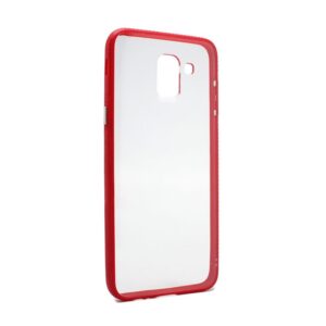 Maskica Clear Cover za Samsung J600F Galaxy J6 2018 (EU) crvena