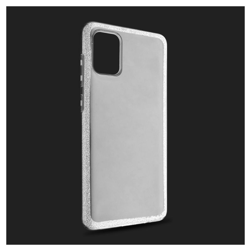Maskica Crystal Cut za Samsung A715F Galaxy A71 srebrna