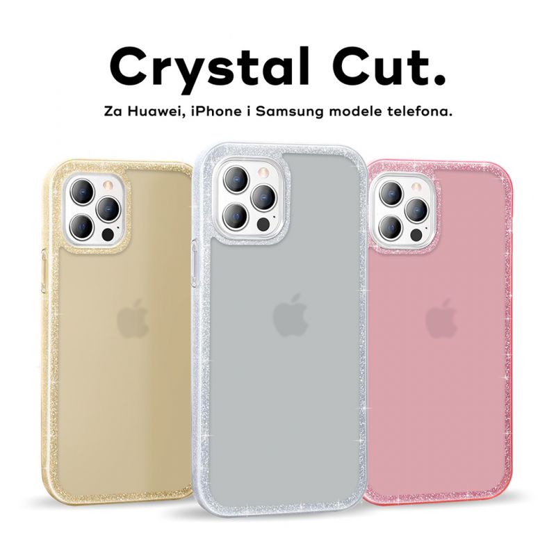 Maskica Crystal Cut za Samsung A725F/A726B Galaxy A72 4G/5G (EU) zlatna