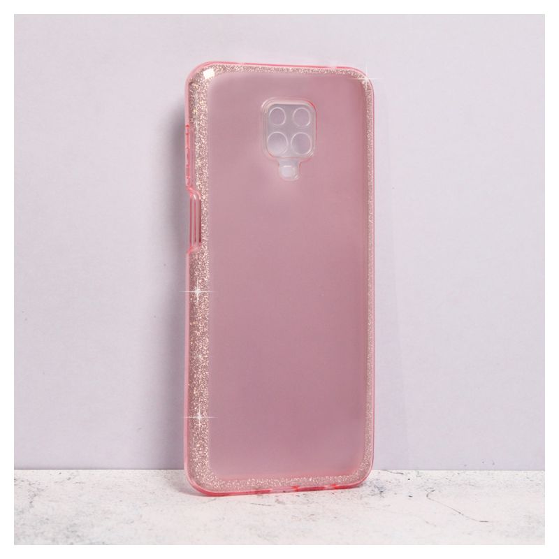 Maskica Crystal Cut za Xiaomi Redmi Note 9 Pro/Note 9 pro Max/Note 9S roze