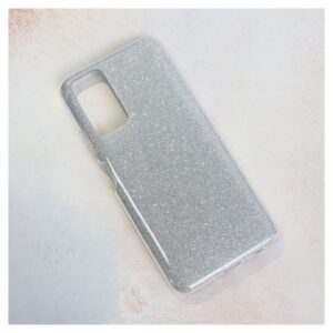 Maskica Crystal Dust za Huawei Honor 10X Lite srebrna