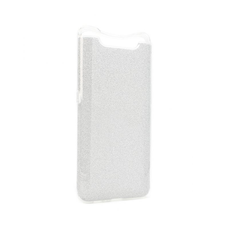 Maskica Crystal Dust za Samsung A805F Galaxy A80 srebrna