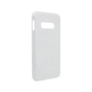 Maskica Crystal Dust za Samsung G970 S10e srebrna